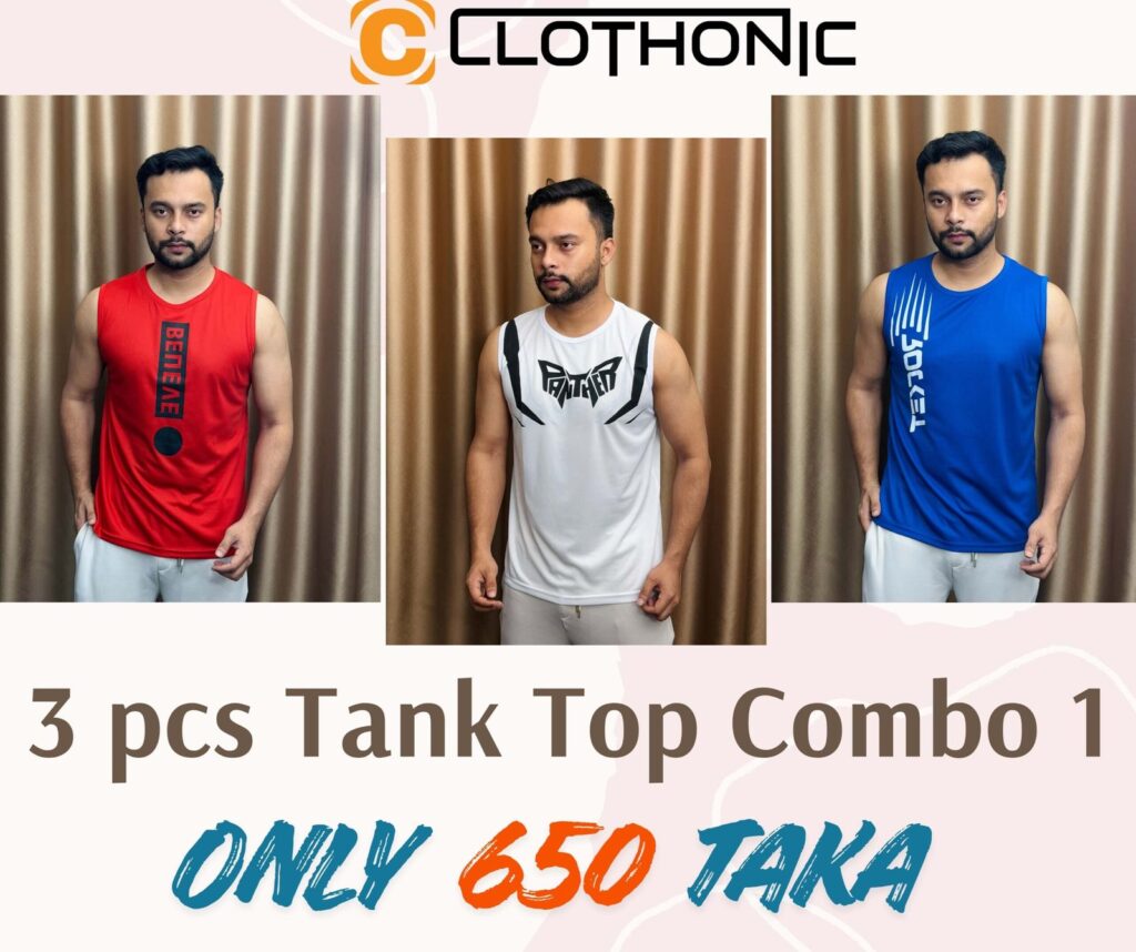 3Pcs Tank Top Combo || Clt 01