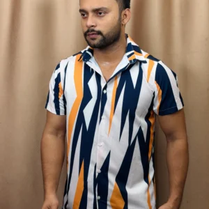 Navy Fusion Stripe Shirt 04